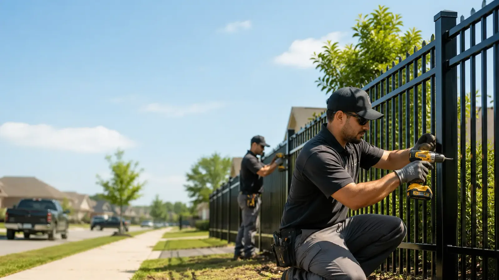 Metal Fence Installation in Orchard Park, NY